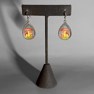 Mushroom Droplet Earrings